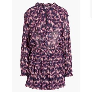 IRO Tyga Metallic Mini Dress